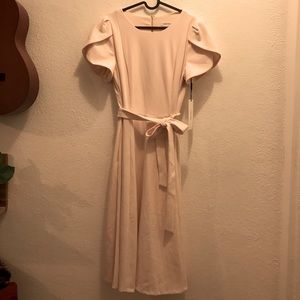 Calvin Klein baby pink midi dress